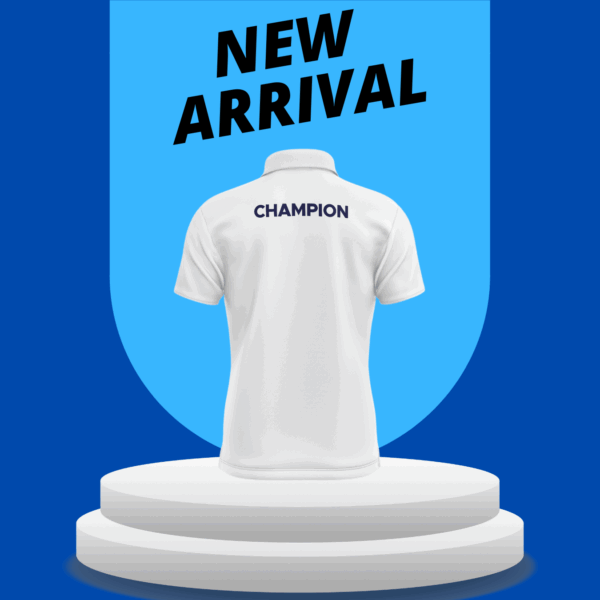 Realm Talks Polo T-Shirt – Unisex Champion Tee(White)